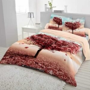 TradeNow Red Tree Bed Sheet