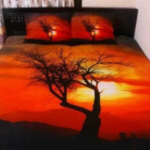 TradeNow Sunset Tree Bed Sheet Set