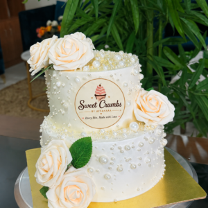 Pearl Rose Elegance Cake