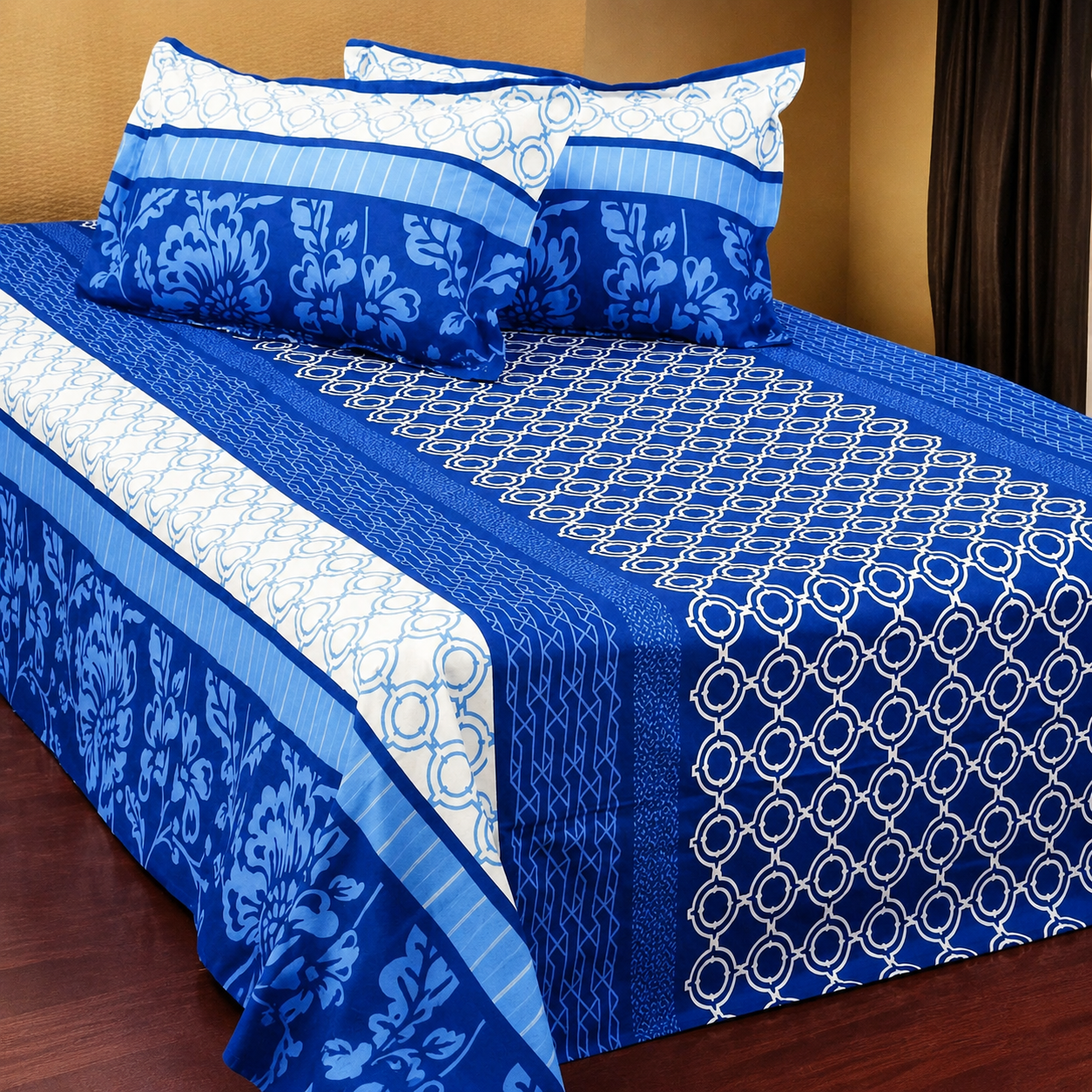 TradeNow Royal Blue Bed Sheet