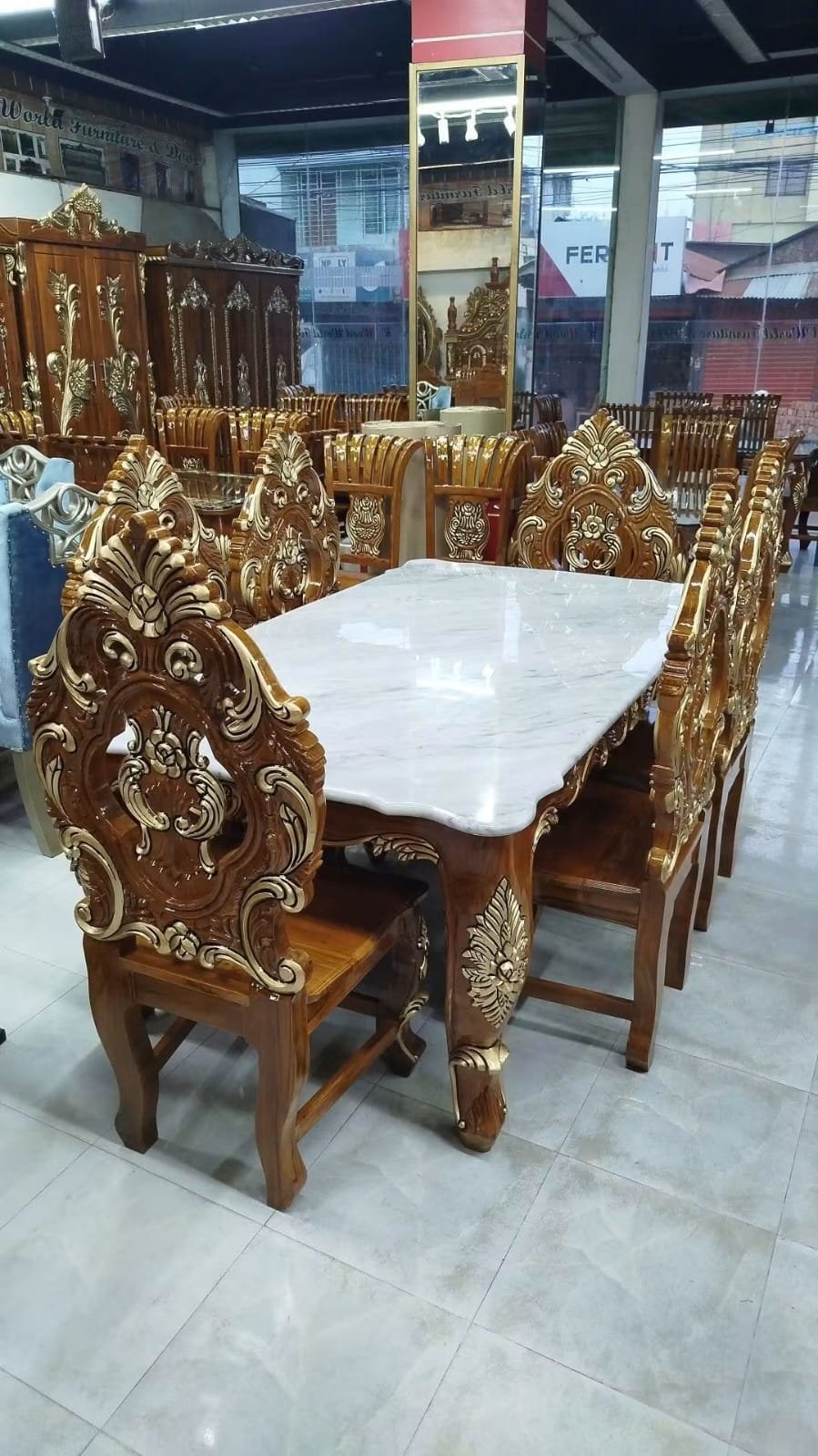 Royal Marble Dining Set