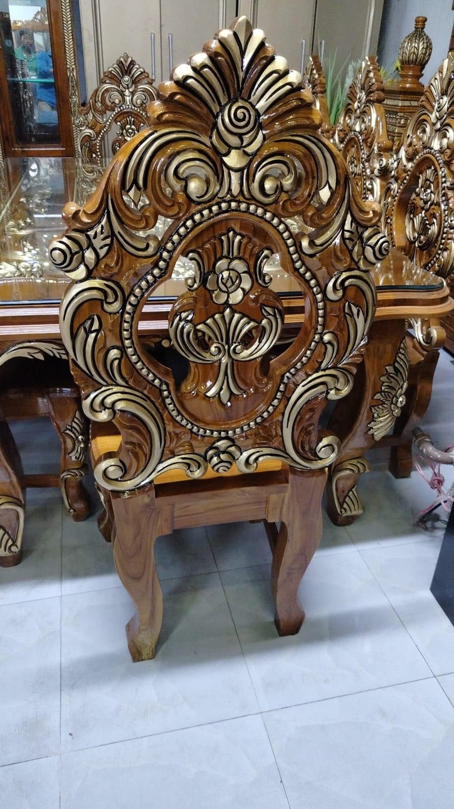 Royal Teak Dining Set - ছবি 3