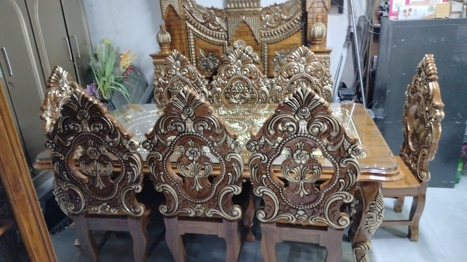 Royal Teak Dining Set - ছবি 4