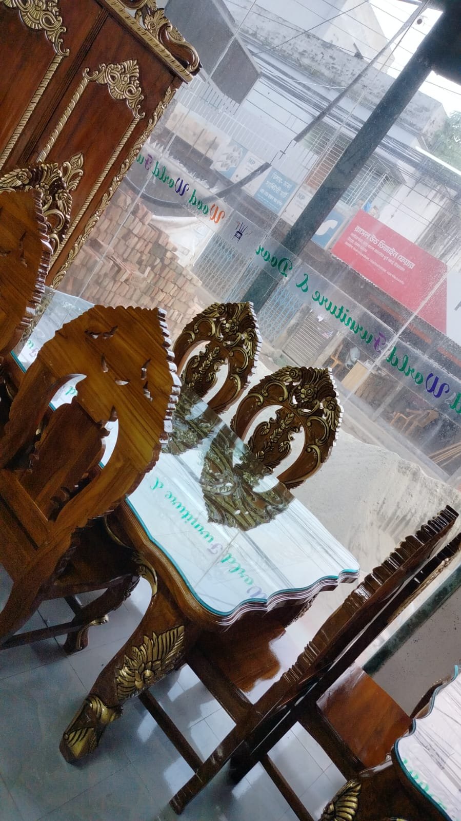 Royal Carved Teak Table
