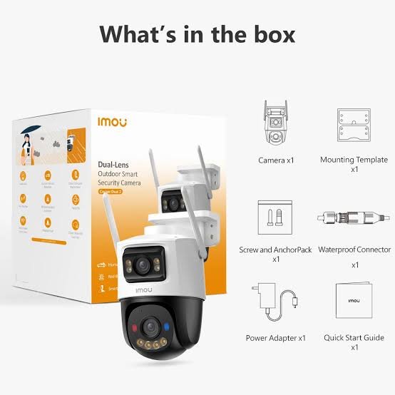 Imou Cruser Dual LensImou Cruiser Dual Lens 6MP 2K Outdoor WiFi Dome Camera - ছবি 6