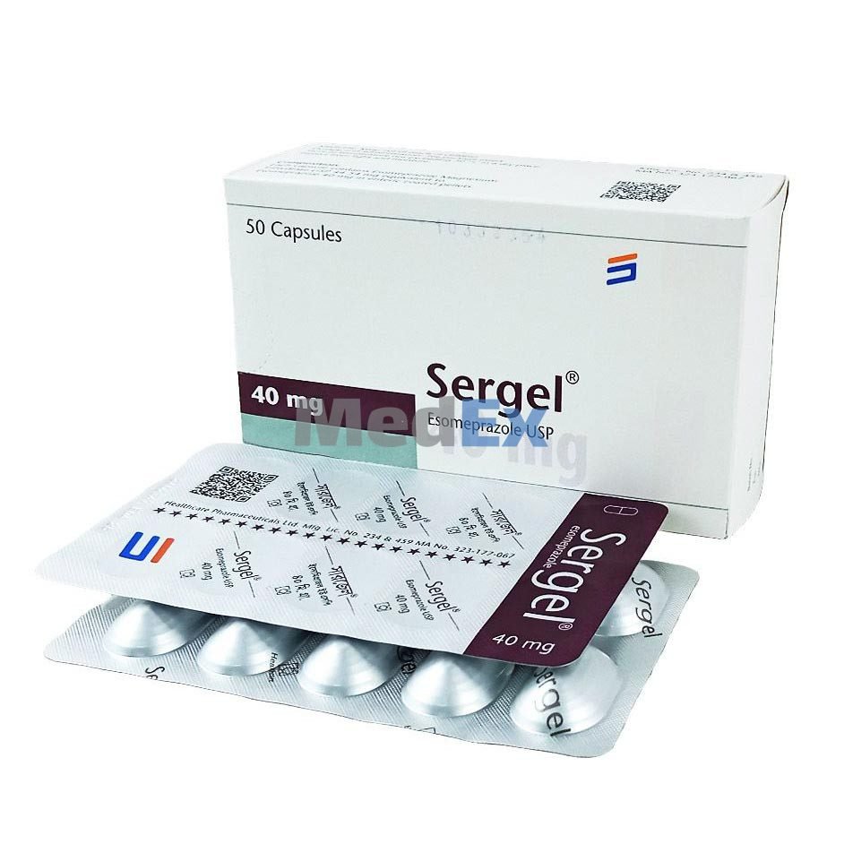 Sergel 40 mg, EC capsule, Esomeprazole